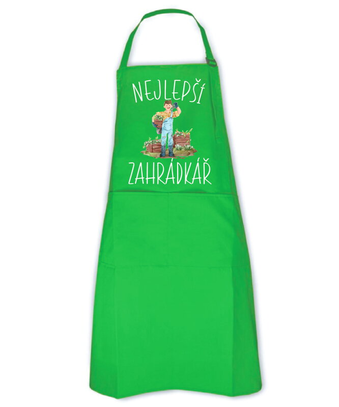 Zahradní zástěra - Nejlepší zahrádkář Zahradní zástěra - Nejlepší zahrádkář