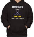 Mikina - Hockey and Beer, that's why i'm here