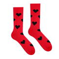 Veselé ponožky Srdíčko červené