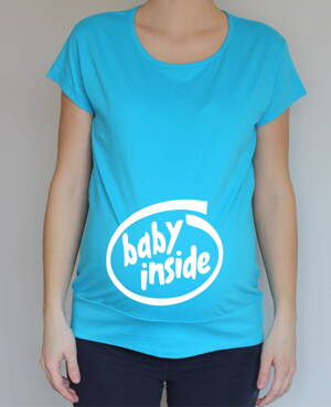 Těhotenské tričko - Baby inside