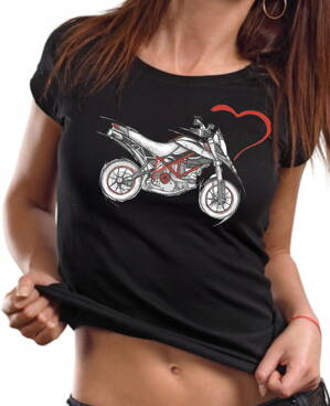 Dámské motorkářské tričko - Motorka je můj život