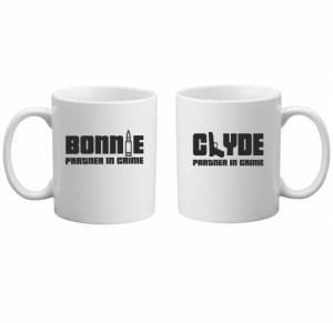 Sada: 2 hrnky Bonnie and Clyde
