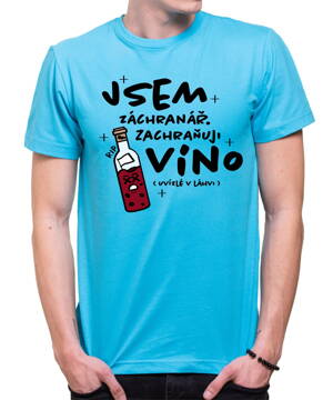 Vinařské tričko - Záchranář