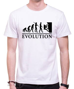 Lezecké tričko - Evoluce Lezec